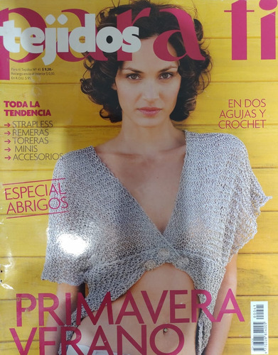 Revista Para Tí Tejidos Primavera Verano Crochet Abrigos-#1