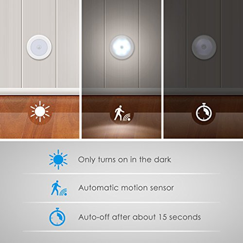 Luces Led Inalámbricas Con Sensor De Movimiento Paquete De 3