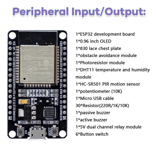 Módulo De Inicio Básico Arduino Para Iot Wifi Esp32 Kit