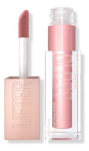 Maybelline Lifter Gloss With Hyaluronic Acid Acabado Glitter Color Rosa
