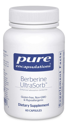 Berberine Ultra Sorb 60caps, Pure Encapsulation