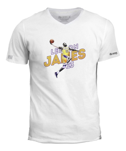 Camiseta Lebron James 23 Lakers Basket Basketball Hombre Ivk