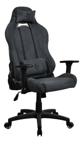 Silla Gamer Arozzi Torretta Gris Oscuro Respaldo Reclinable Material Del Tapizado Algodón