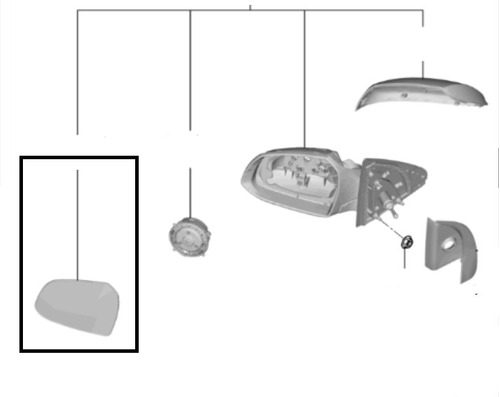 Vidrio Espejo Izquierdo Hyundai Grand I10 2021 2023