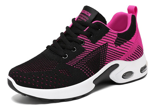 Tenis Respirables Informales Tejidos Para Mujer Air Cushion