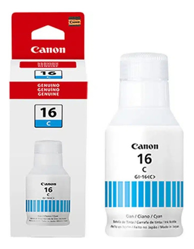 Tanque De Tinta Canon Cyan Gi-16c 4418c001aa