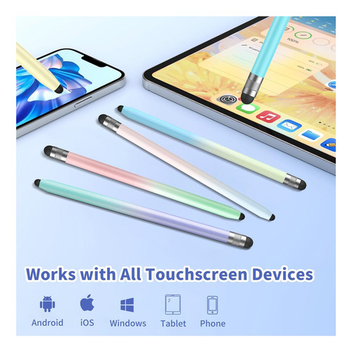 6pcs Stylus, Lápiz Óptico Para Pantalla Táctil, Lápiz Óptico