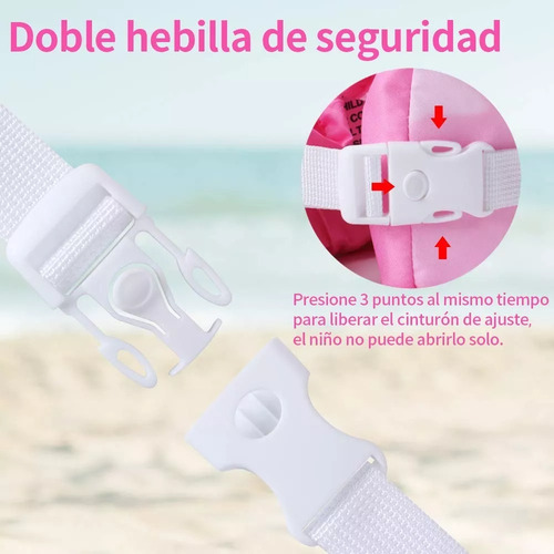 Chaleco Salvavidas Inflable Niños Flotador Nadar Sirena