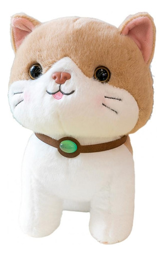 Peluche De Gato Peludo Tierno Kawaii Niños Bebes 20x11cm