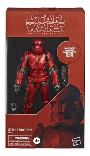 Star Wars Black Series 6 Sith Trooper Carbonized Grafito