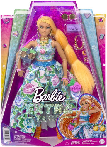 Barbie Extra Fancy Doll Vestido Floral