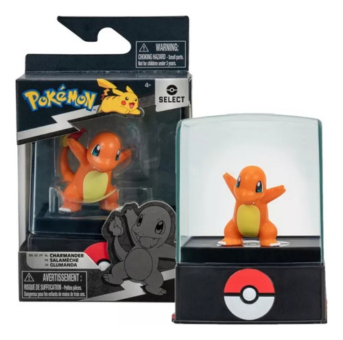 Figura Pokemon Select Charmander Caja De Acrilico Original