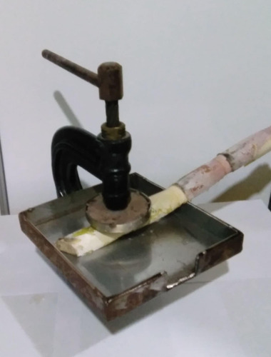 Prensa Manual, Extractor Jugo De Cañas De Azúcar