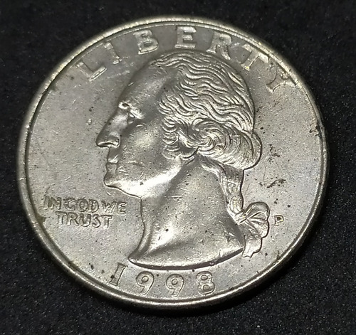 Estados Unidos - Moneda De Quarter Dollar - Año 1998p