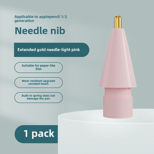 Transparent Silver Needle Standard 3.5 - Apple Pencil Tip