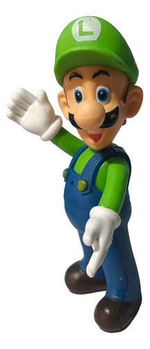 Super Mario Bross Luigi Grande 18cm Verde Juguetes Para Niño