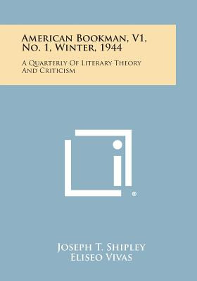 Libro American Bookman, V1, No. 1, Winter, 1944: A Quarte...