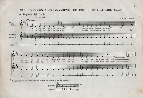 Libro Preparatorio. A Jugar Y Cantar Con Guitarra. 1968 (Usado)