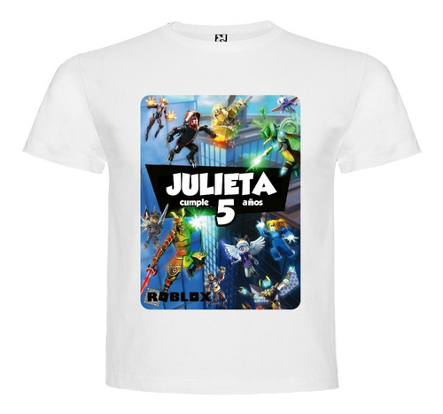 Polera Roblox Personalizada Algodón 100% Modelo 4