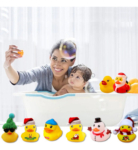A Juego Calendario De Adviento Pato De Goma 24 Patos