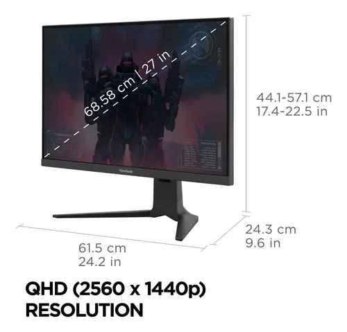 Viewsonic Xgk 27 Pulgadas 1440p 0.5ms 240hz Monitor De Juego