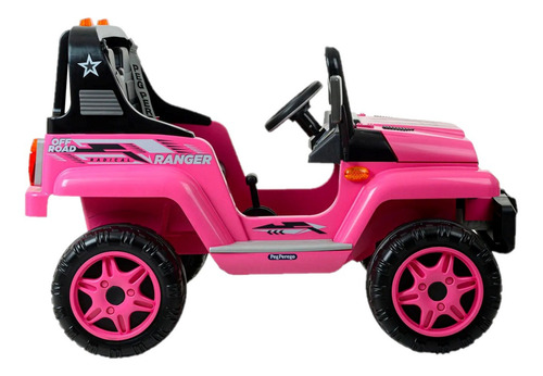 Carro Elétrico Infantil Jipe Ranger Rosa Peg Perego 12v