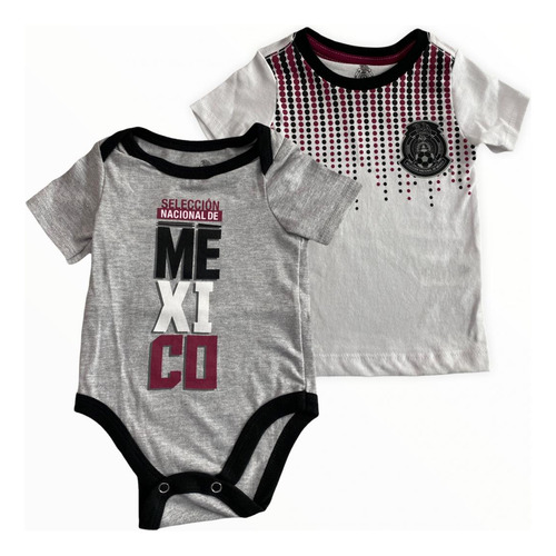 Kit Playera Pañalero Selección México Bebé