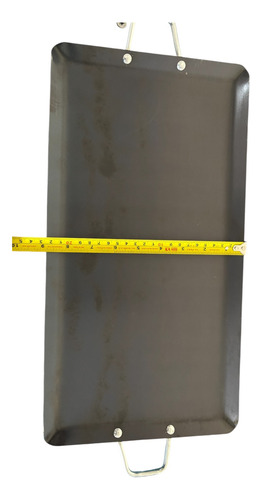 Comal Rectangular Para Tortillas Ovalado 43 Cm Placa Negro