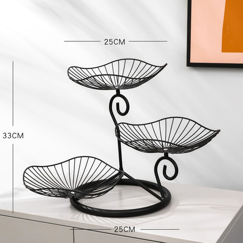 (bk) Soporte Para Cestas De Fruta De 3 Niveles, Bandejas De