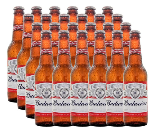 Cerveza Budweiser 355 Ml X24