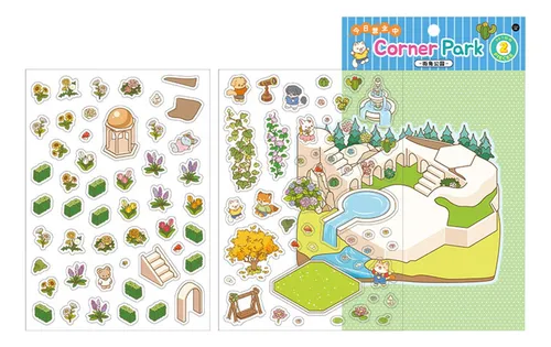 comprar Pegatinas De Escena En Miniatura De Escena 3d Pegatinas De E