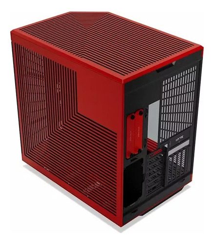 Gabinete Hyte Y70 Atx Pantalla Touchscreen 4k/60hz Mid-tower Negro Y Rojo