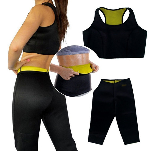 Kit Top + Faja + Pantaloneta Con Thermo Regulador De Neotex 