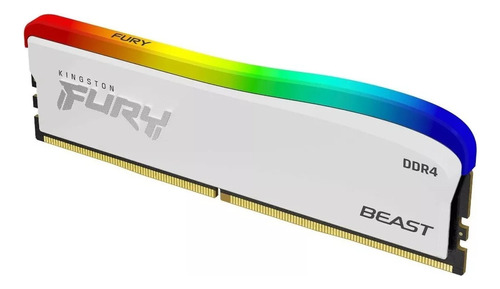 Memoria Ram Ddr4 16gb 3600mhz Kingston Fury Beast Rgb White!