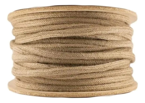 Cable Textil Yute Arpillera Taller Normalizado X 5 Mts.
