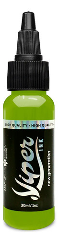 Tinta Viper Ink New Generation Tatuagem 30ml - Cores Cor Cowabunga Green