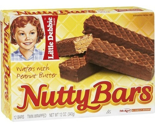 Nutty Bars Little Debbie Pastelito 1 Caja De 340 Gramos 