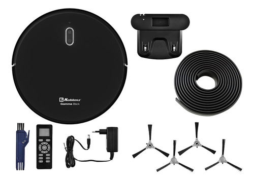 Aspiradora Robot Gamma Black Koblenz , 3 Niveles De Succión,