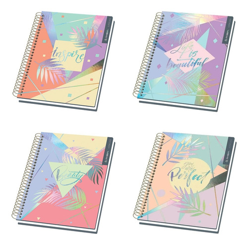 Cuaderno Rhein Triple Carta Pastel 150 Hj.