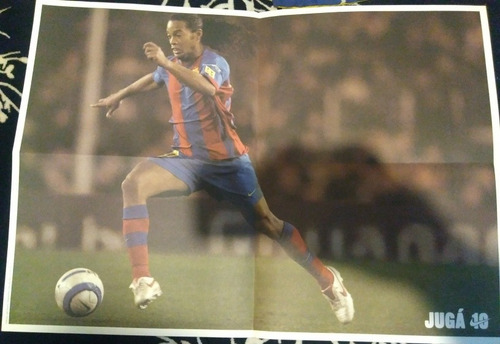 Poster Ronaldinho Barcelona (Usado)
