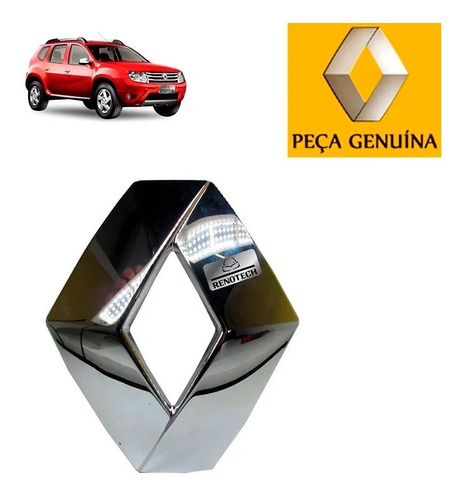 Emblema Logo Renault Grade Dianteira Duster 628901813r 