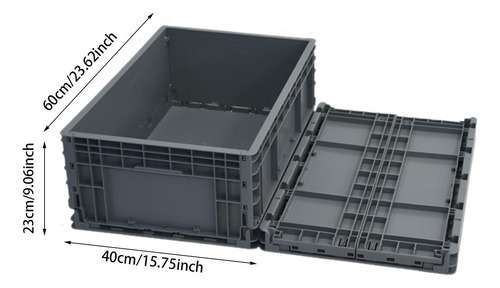 Caja Logística Plegable, Caja De Facturación Gris