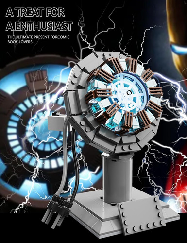 Set De Construcción Colgante Reactor Heroe Para Exhibición