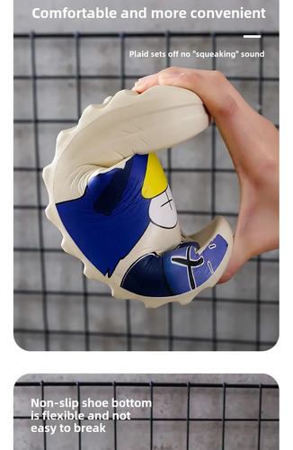 Zapatillas Con Letras De Eva Para Hombre, Parte Inferior Gru