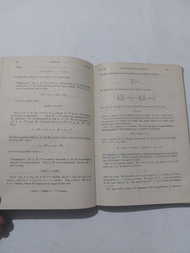 Libro Algebra Lineal Serge Lang (Usado)