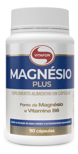 Kit 3 Un - Magnesio Plus Total 270 Capsulas Vitafor