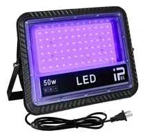 Comprar Reflector Luz Led Uv Negra Neón Fiestas Discotecas 50w