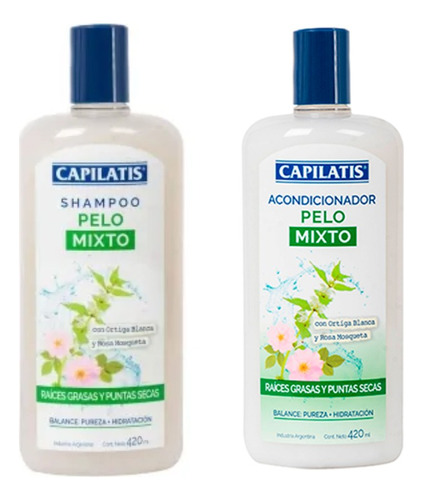 Kit Capilatis Para Pelo Mixto Shampoo+acond 420ml