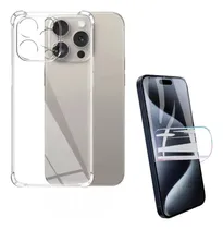 Comprar Carcasas Transparente Ref. Para iPhone 16 Pro Max + Hidrogel