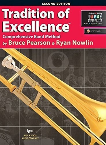 W61tb - Tradition Of Excellenc 1 - Trombone -., De Bruce Pearson. Editorial Kjos Musicpany En Inglés